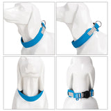 Reflective AirTag Dog Collar with Breakaway Buckle, Lightweight Nylon