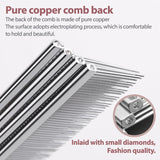 Stainless Steel Dog Grooming Comb with Tapered Pins, 4 Styles