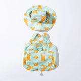 Dog Vest and Hat Set for Small Dogs, Cute Summer Outfit