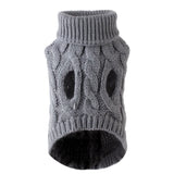 Knitted Dog Sweater for Small Dogs, Warm Pullover for Winter