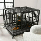 Heavy Duty Metal Dog Kennel in 15 Sizes for Small to Large Dogs