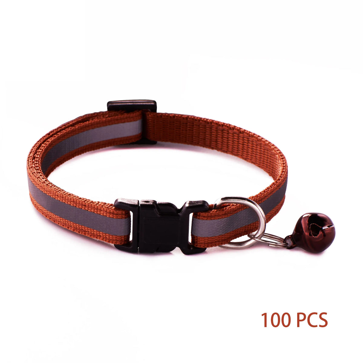 Adjustable Puppy Collar with Small Bell, 7.5 to 12.6 in
