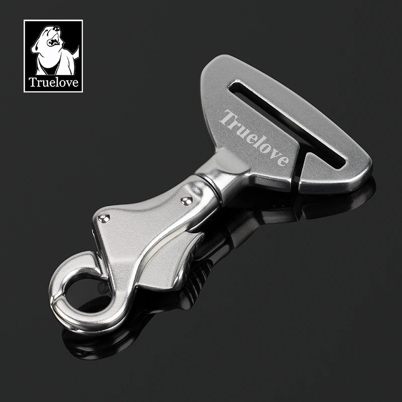 Aluminum Dog Seat Belt Clip for Collars and Harnesses