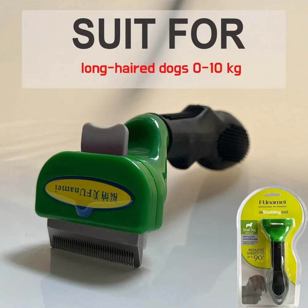 Dog Deshedding Brush for Undercoat, Long and Short Hair