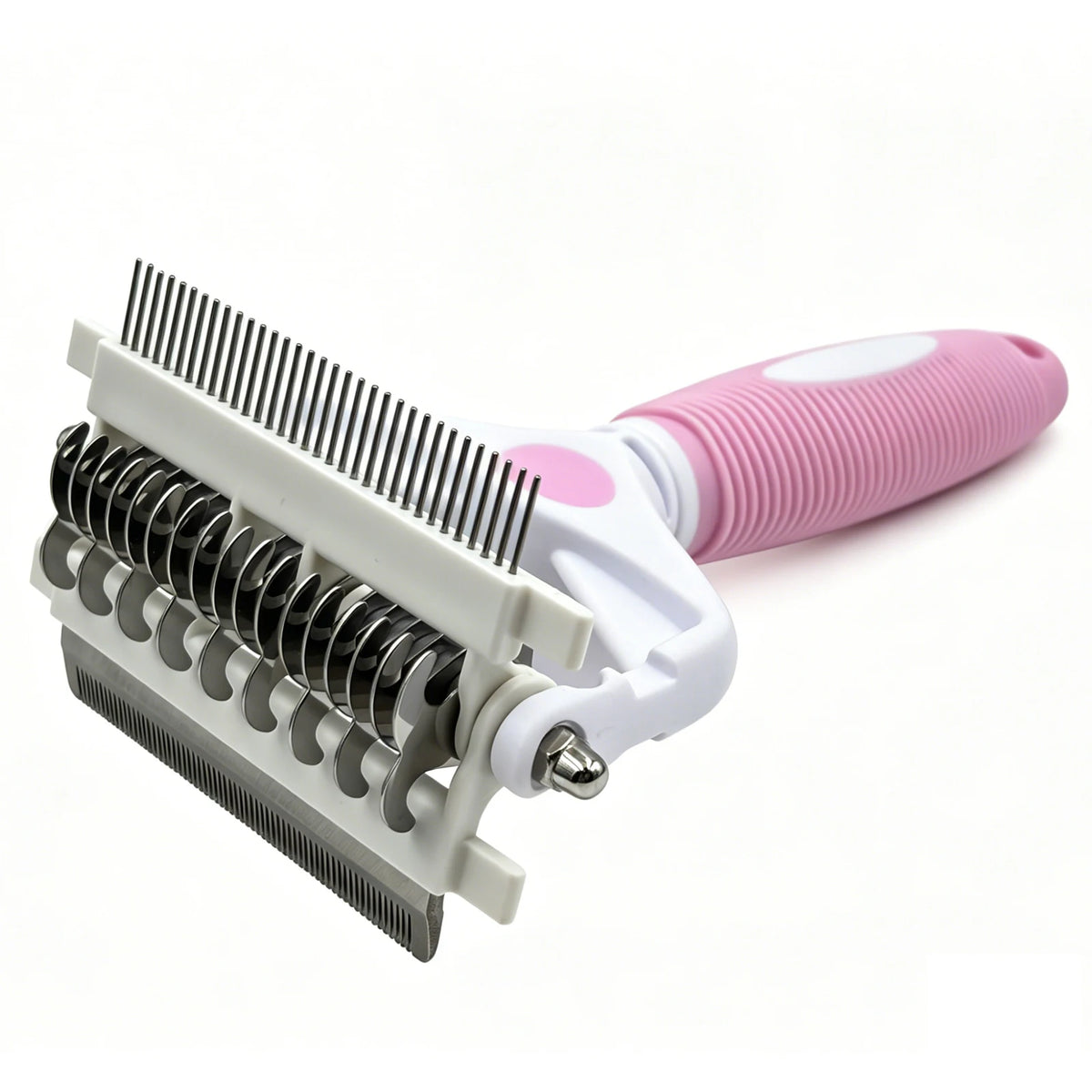 3-in-1 Dog Grooming Tool with Mat Splitter, Deshedder and Comb