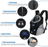 Dog Motorcycle Carrier Backpack for Small Dogs, Head-Out Design