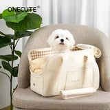 Small Dog Carrier Tote, Cotton Shoulder Bag for Chihuahuas and Yorkies