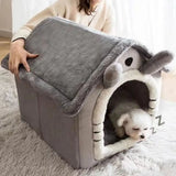 Cozy Dog House Bed for Small Dogs, Removable and Washable