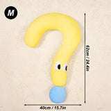 Question Mark Dog Pillow, Cute Plush Headrest for Pets