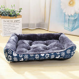 Bolster Dog Bed with Non-Slip Base for Small to Large Dogs