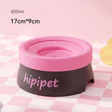 Anti Wet Chin Pet Water Bowl, 600ml Gravity Water Feeder