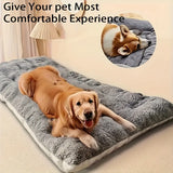 Plush Dog Crate Pad and Sofa Bed, Ultra Soft Pet Mat