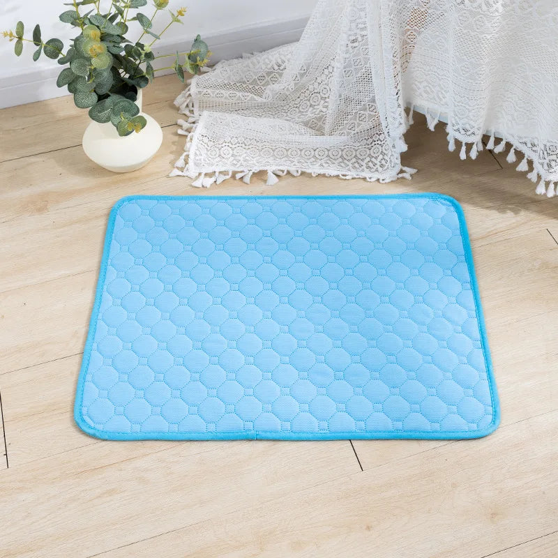 Washable Dog Pee Pad, Reusable Puppy Training Mat with Non-Slip Back