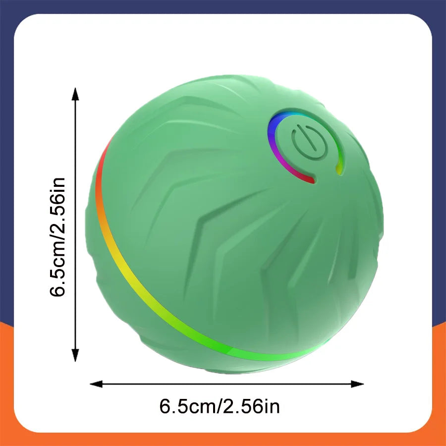 Smart Rolling Dog Ball That Moves on Its Own, USB Rechargeable