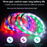 Rechargeable LED Dog Collar, Cut to Fit Small to Large Dogs