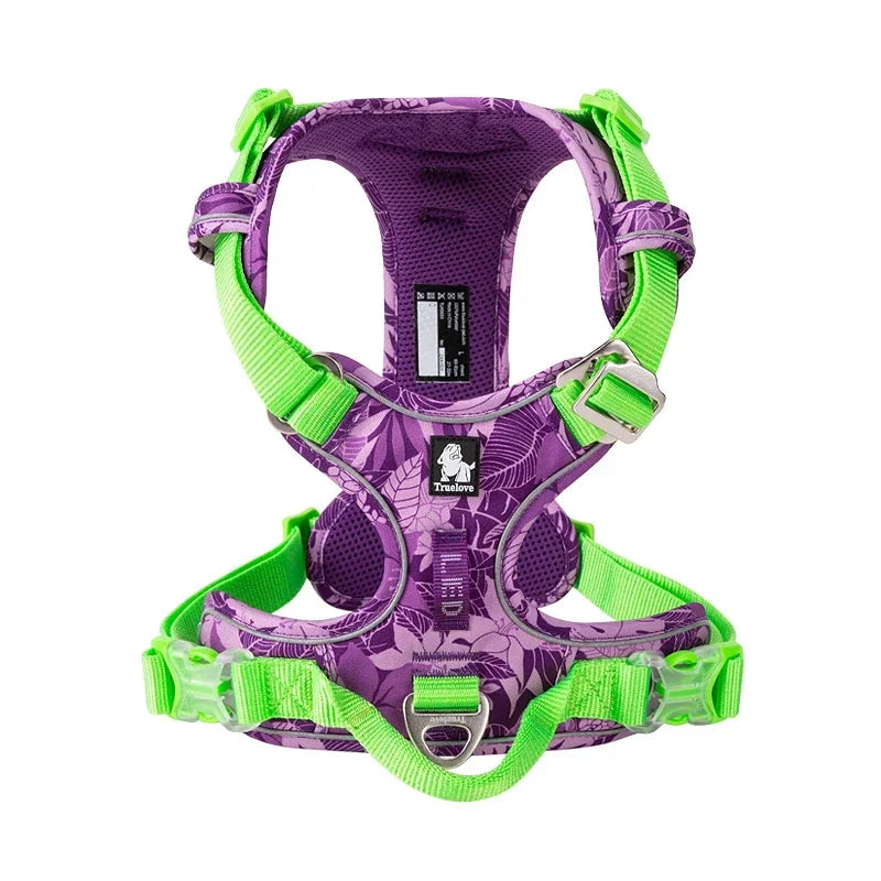 Camouflage Dog Harness, Reflective and Easy On and Off