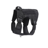 Tactical Dog Harness with MOLLE Panels and Handle for Large Dogs