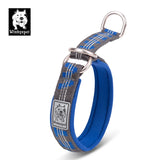 Martingale Dog Collar with Neoprene Padding and Reflective Stitching