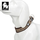Reflective Neoprene Padded Dog Collar for Hiking and Running