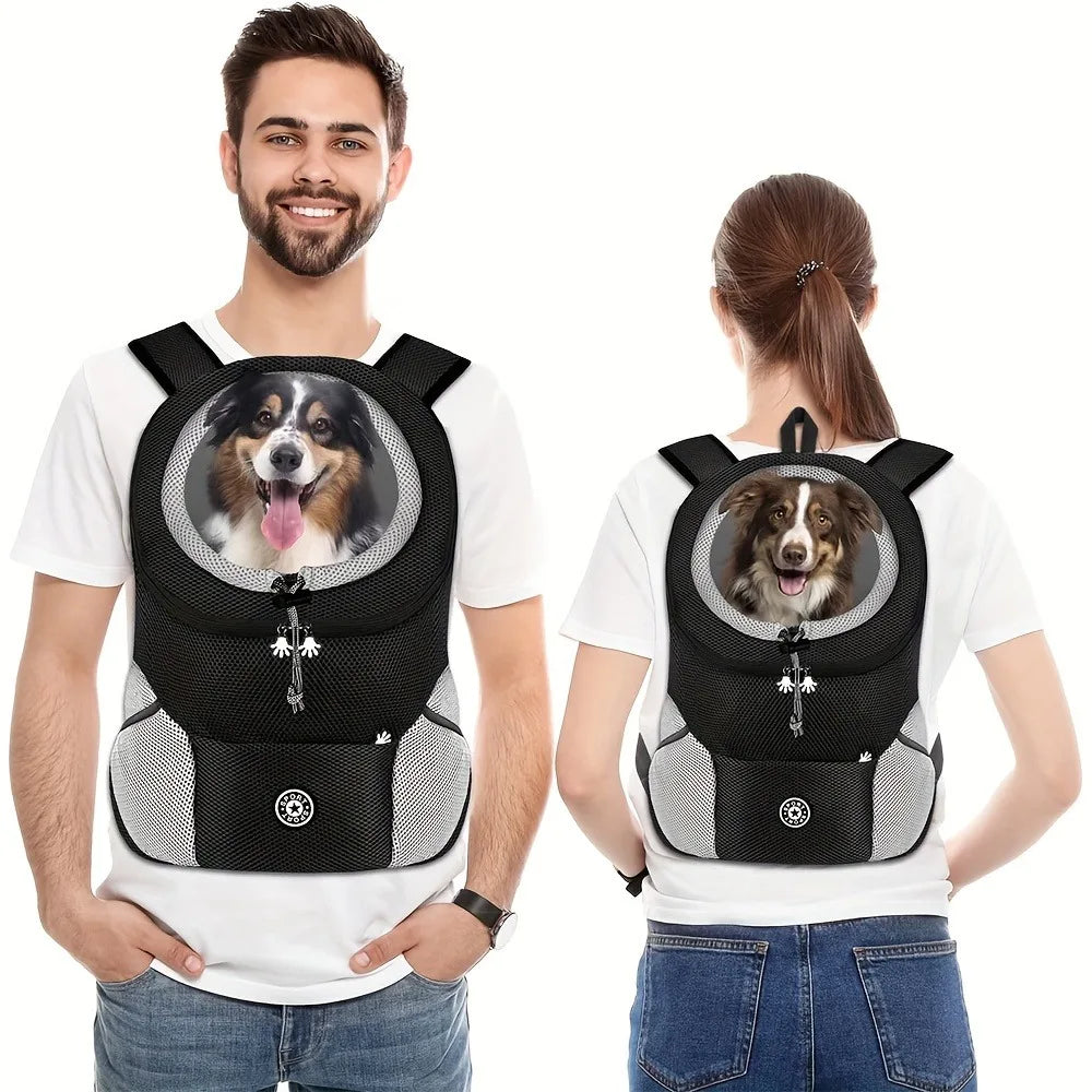 Front Dog Carrier Backpack with Head-Out Design for Small Dogs