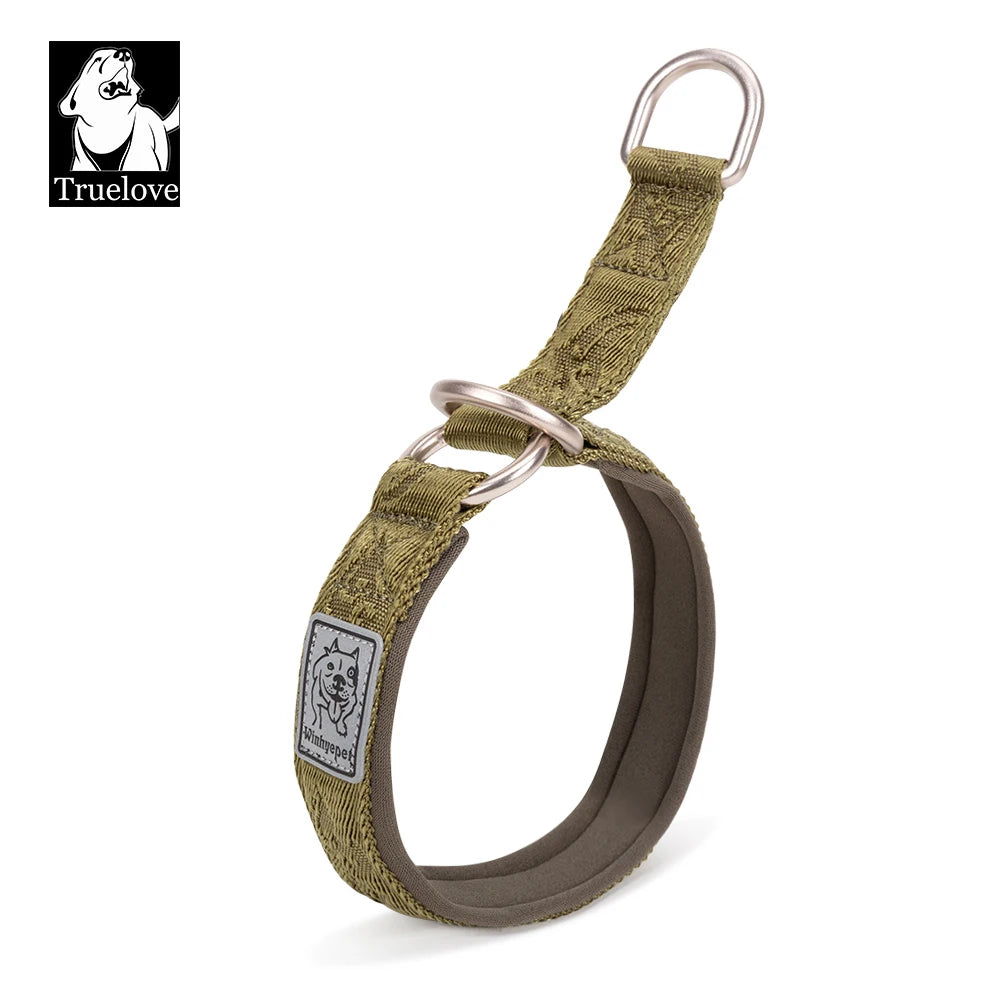 Greyhound Martingale Collar with Neoprene Padding, XXS to 3XL