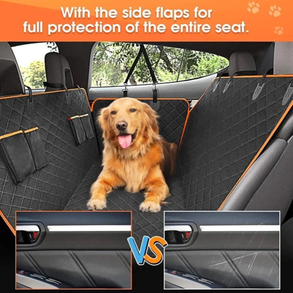 Waterproof Dog Car Seat Cover Hammock for Back Seats