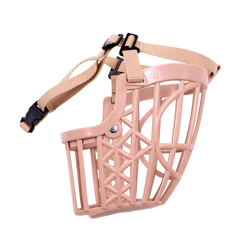 Adjustable Basket Dog Muzzle with Breathable Design in 7 Sizes