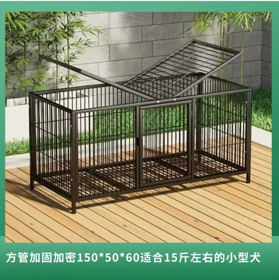 Heavy Duty Metal Dog Kennel in 15 Sizes for Small to Large Dogs