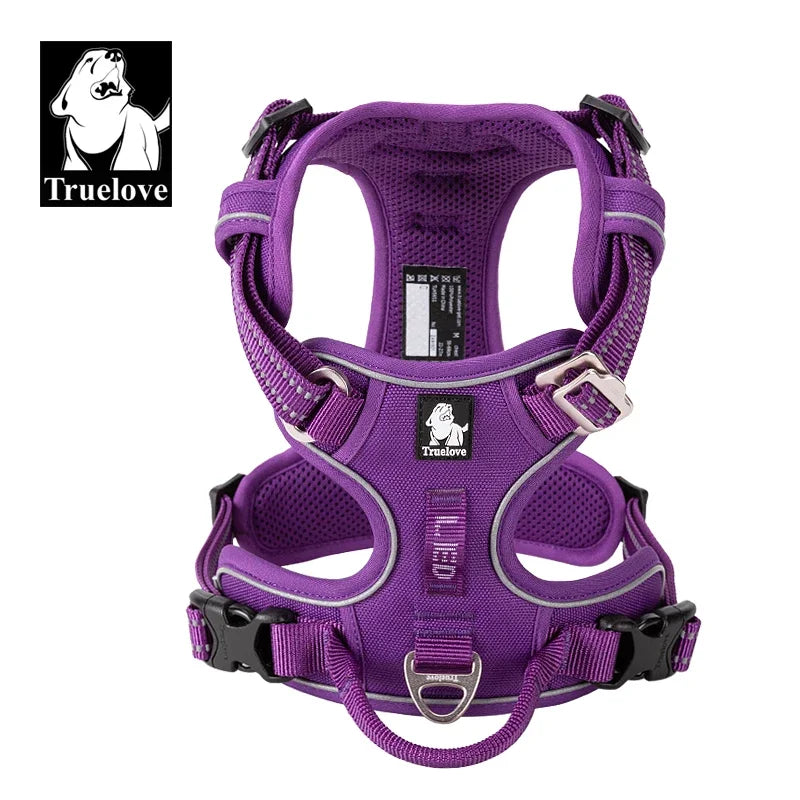 Reflective No Pull Dog Harness with Handle, Adjustable, XS to XL
