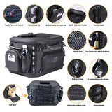 Motorcycle Dog Carrier Crate for Sissy Bar or Luggage Rack