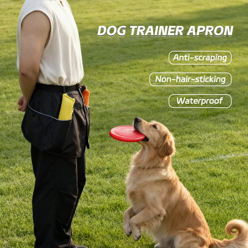 Dog Training Apron with Pockets, Water-Resistant and Adjustable
