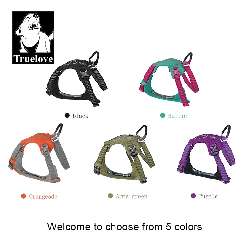 Escape Resistant Dog Harness with Zippered Pocket and Handle