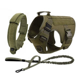 Tactical Dog Harness and Collar Set for Medium & Large Dogs