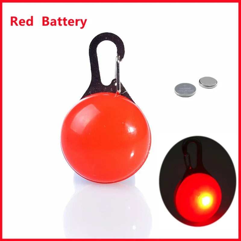 LED Dog Collar Light Pendant with 3 Modes, 6 Colors