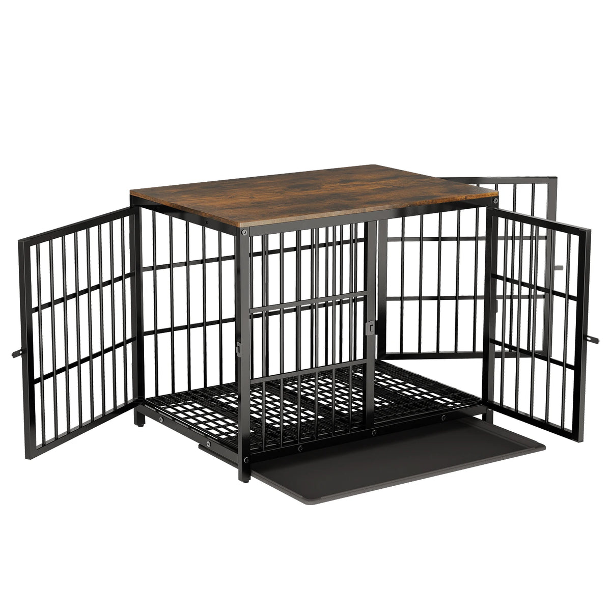 Wooden Dog Crate Furniture, Connectable End Table