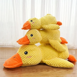 Plush Duck Squeaky Dog Toy, Soft Textured Fabric