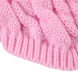 Classic Knit Dog Sweater for Small Dogs in 5 Solid Colors