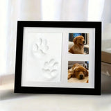 Dog Paw Print Keepsake Kit with Clay and Photo Frame