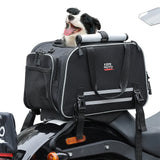 Motorcycle Dog Carrier Bag with Expandable Sides for Pets up to 20 lb