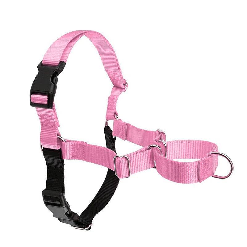 Front Clip No Pull Dog Harness, Adjustable Nylon Strap Harness