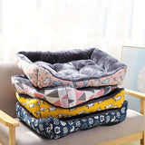 Bolster Dog Bed with Non-Slip Base for Small to Large Dogs