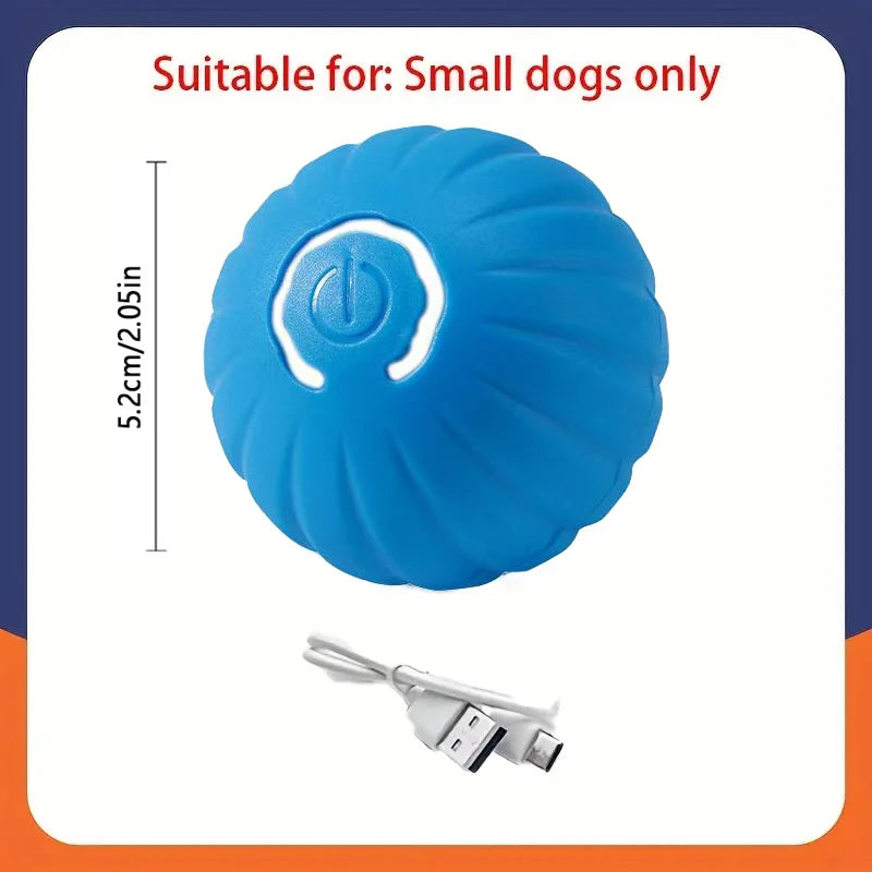 Smart Rolling Dog Ball That Moves on Its Own, USB Rechargeable