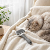 Self-Cleaning Slicker Brush for Dogs and Cats with Retracting Pins