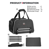 Motorcycle Dog Carrier Bag with Expandable Sides for Pets up to 20 lb