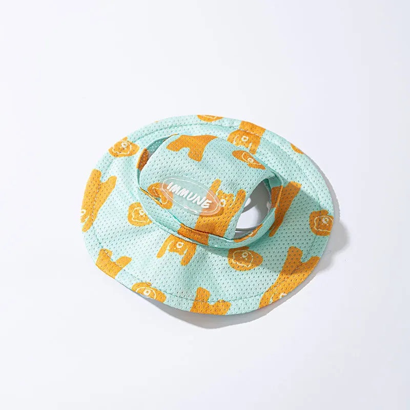 Dog Vest and Hat Set for Small Dogs, Cute Summer Outfit