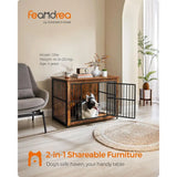 38.6 Inch Dog Crate Furniture End Table for Dogs up to 70 lb