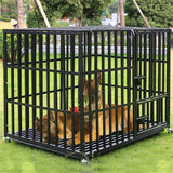 Heavy Duty Metal Dog Kennel in 15 Sizes for Small to Large Dogs