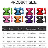 Mesh Dog Harness and Leash Set for Small Dogs and Cats
