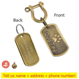 Personalized Engraved Dog ID Tag with Name, Phone and Address