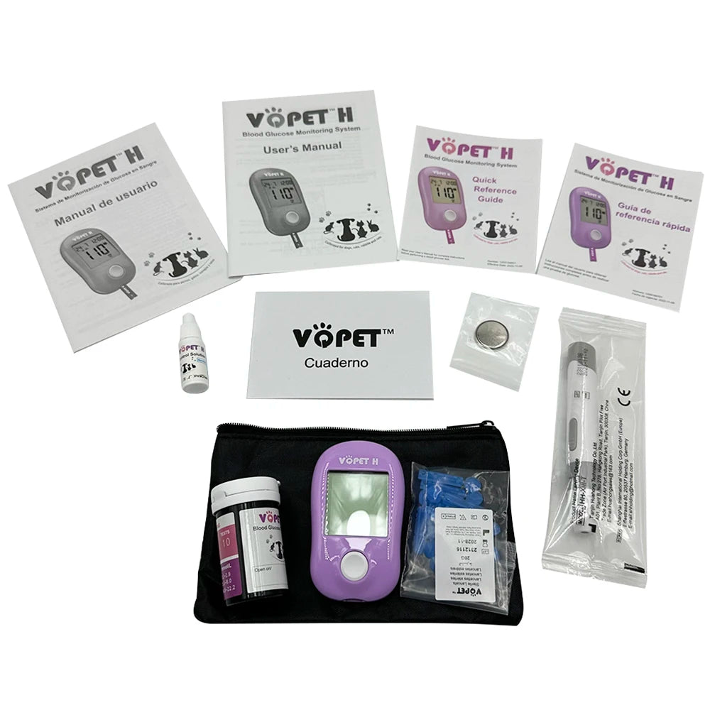 Dog Glucose Meter for Home Diabetes Monitoring